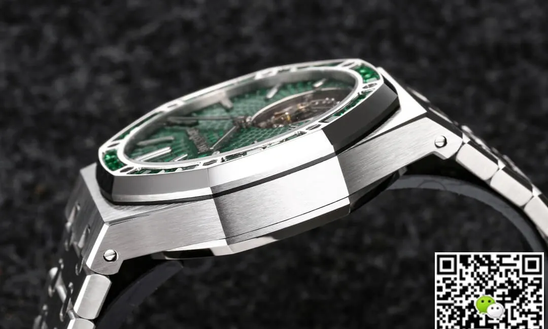 Audemars Piguet Royal Oak Tourbillon 26532IC.EE.1220TI.01 R8 Factory 1:1 Best Edition Replica Watch Silver Strap